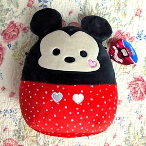 Squishmallow 10 in Mickey Mouse Disney, Tags attached
